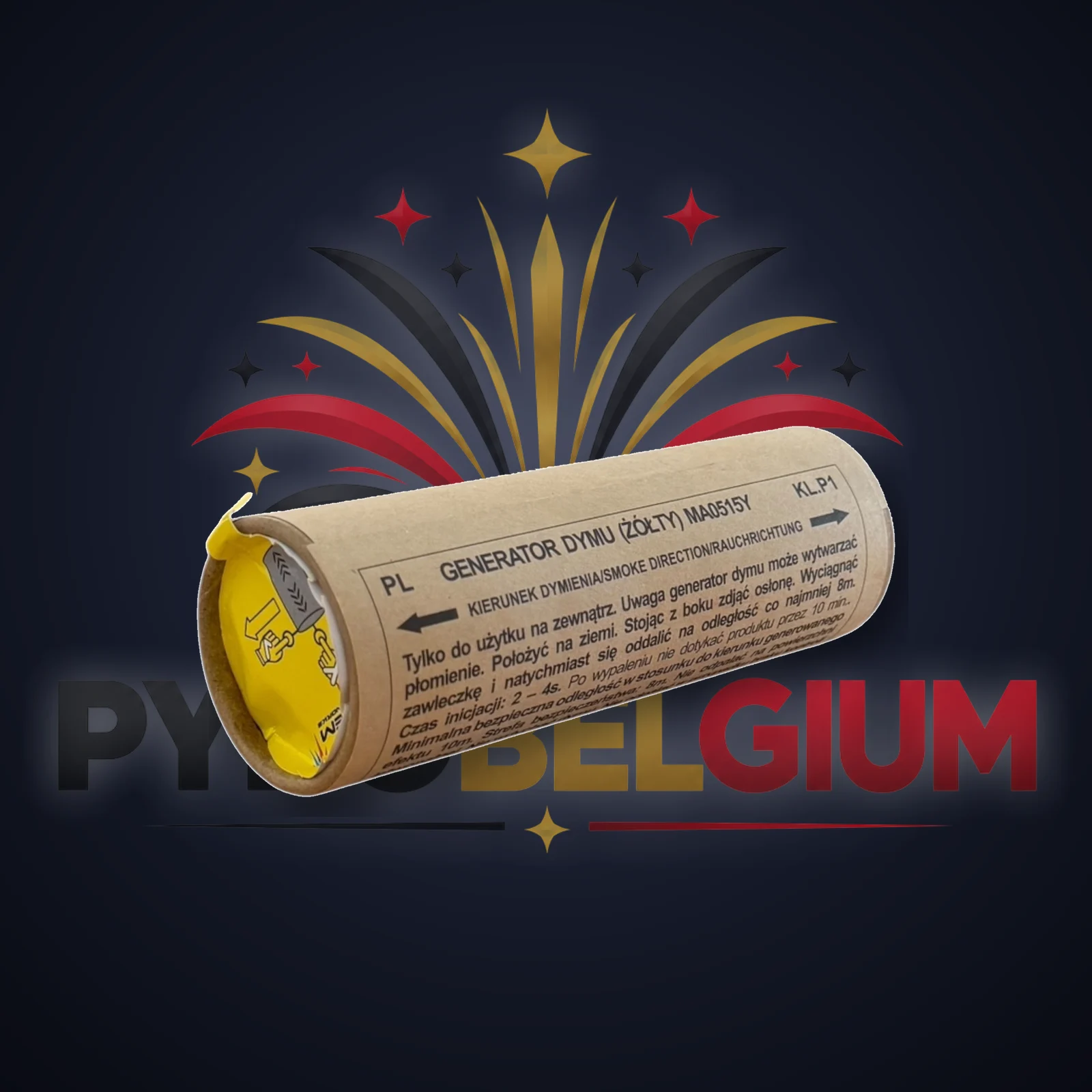 RDG (MA0515) — Jaune — PyroBelgium