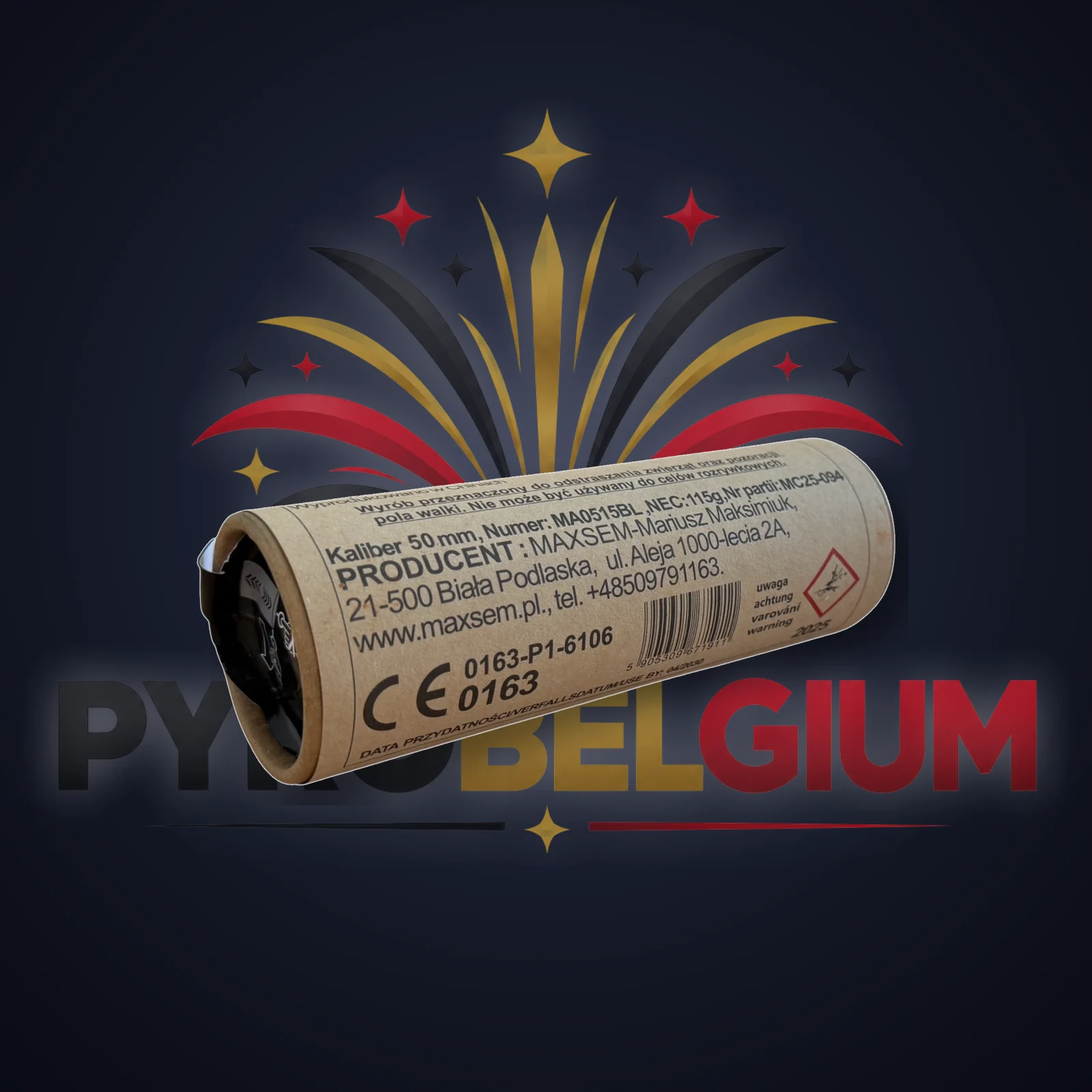RDG (MA0515) — Noir — PyroBelgium