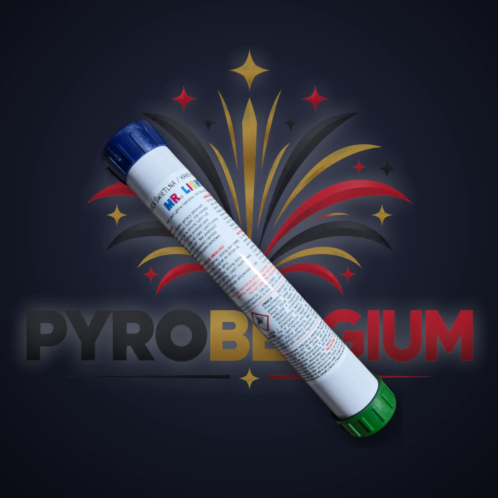 Mr. Light 1 — Bleu — PyroBelgium