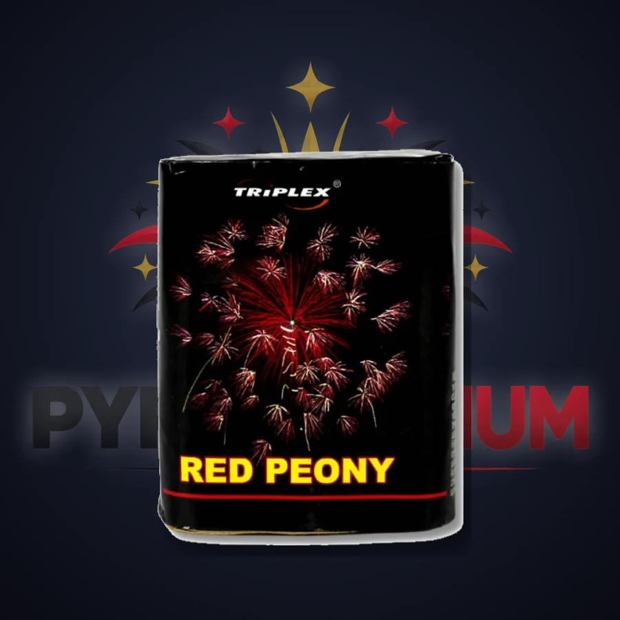 Red Peony/ White Strobe TXB842 — PyroBelgium