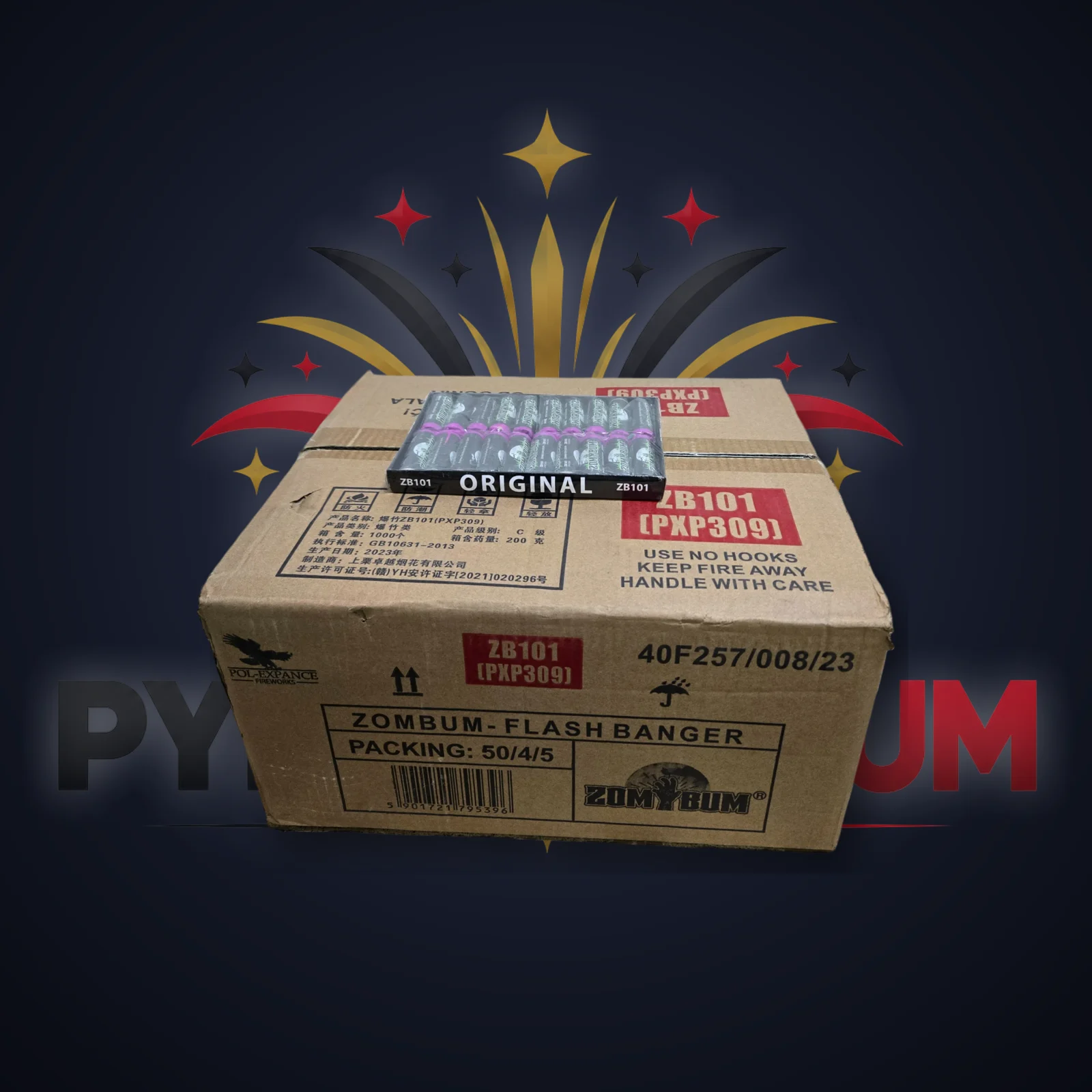 Zom bum Original ZB101 Box ( 50 pcs ) — PyroBelgium